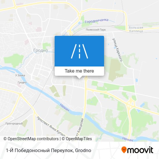 1-Й Победоносный Переулок map
