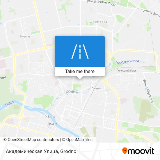 Академическая Улица map