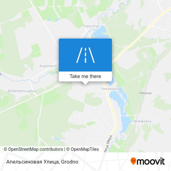 Апельсиновая Улица map