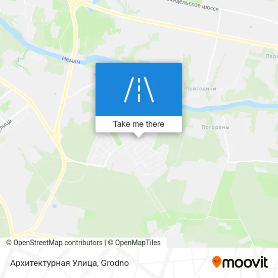 Архитектурная Улица map