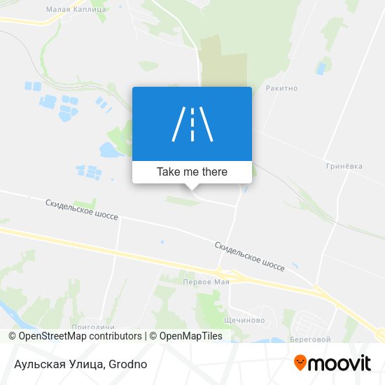 Аульская Улица map