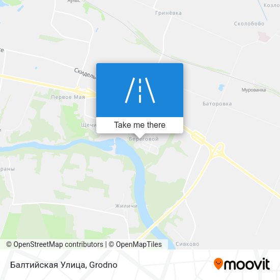 Балтийская Улица map