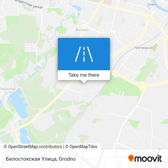 Белостокская Улица map