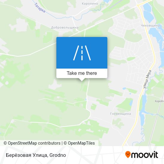 Берёзовая Улица map