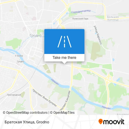 Братская Улица map