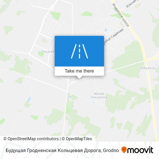 Будущая Гродненская Кольцевая Дорога map