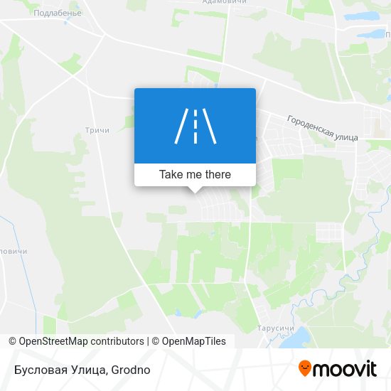 Бусловая Улица map