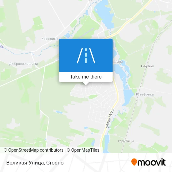 Великая Улица map