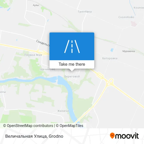Величальная Улица map