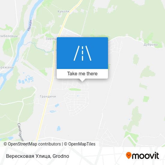 Вересковая Улица map