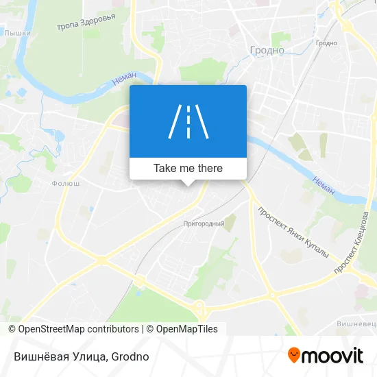 Вишнёвая Улица map