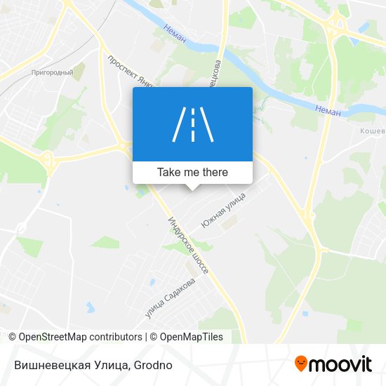 Вишневецкая Улица map