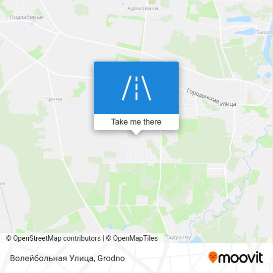 Волейбольная Улица map