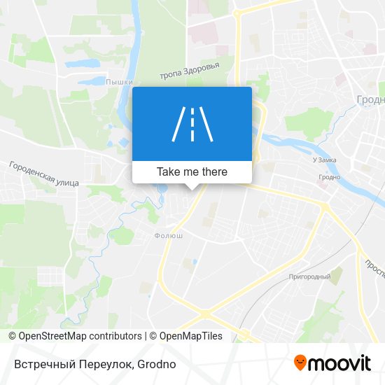 Встречный Переулок map