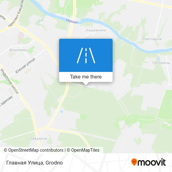 Главная Улица map