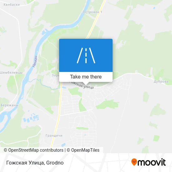 Гожская Улица map