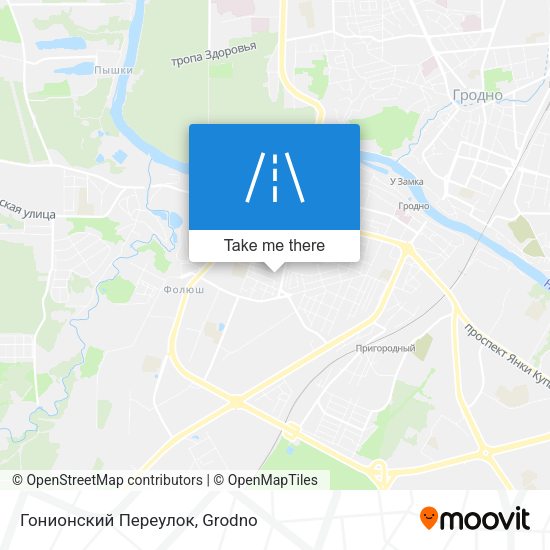 Гонионский Переулок map