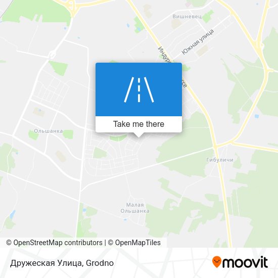 Дружеская Улица map