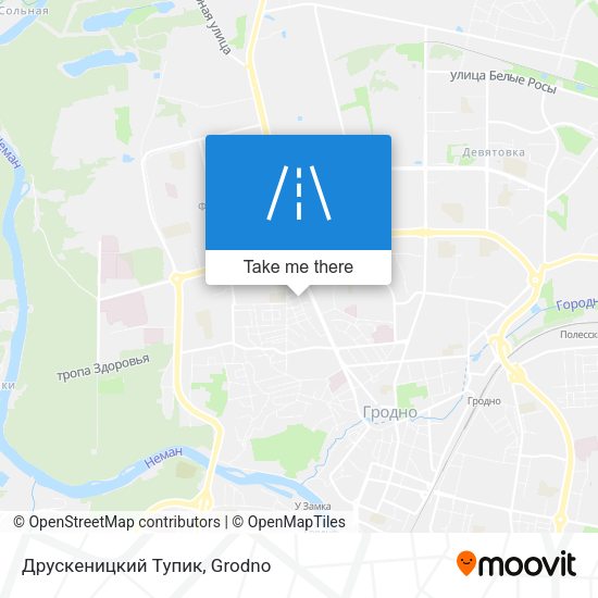 Друскеницкий Тупик map