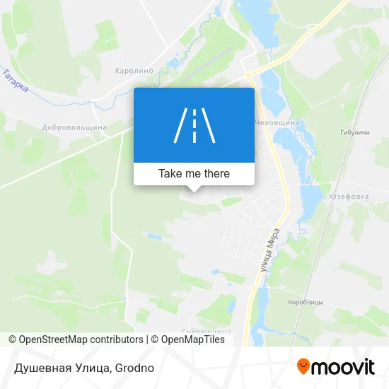 Душевная Улица map