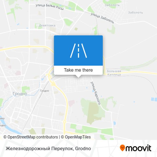 Железнодорожный Переулок map