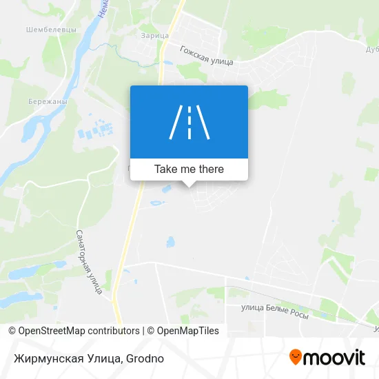 Жирмунская Улица map