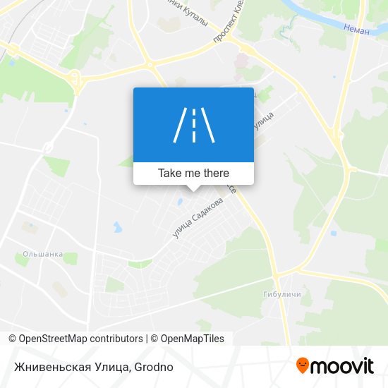 Жнивеньская Улица map