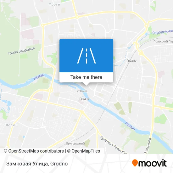 Замковая Улица map