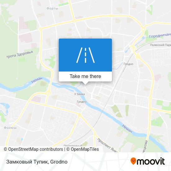 Замковый Тупик map