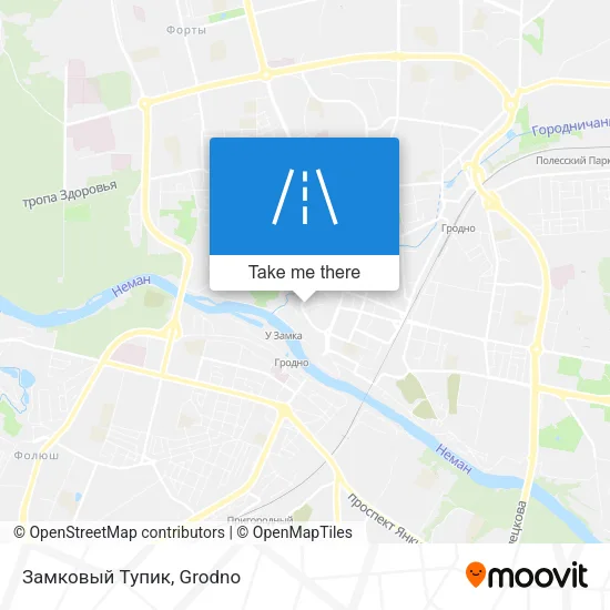 Замковый Тупик map