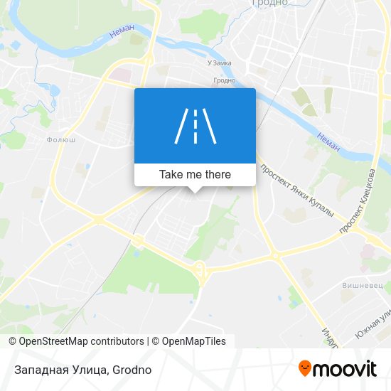 Западная Улица map