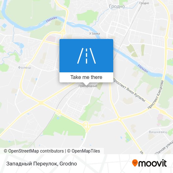 Западный Переулок map