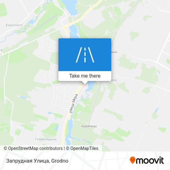 Запрудная Улица map