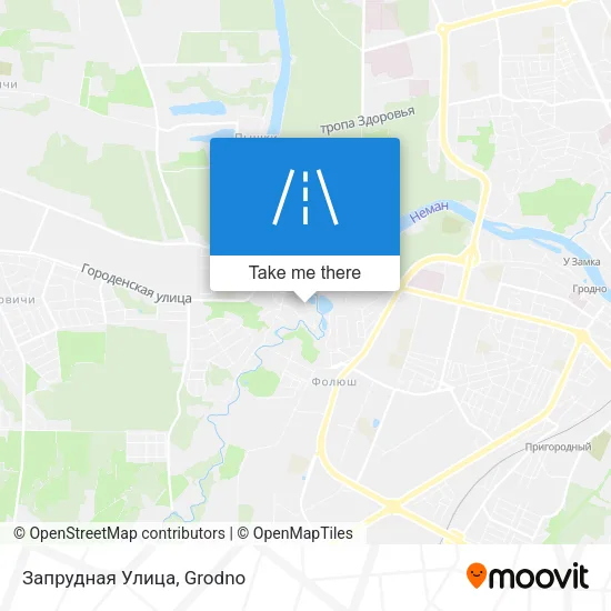 Запрудная Улица map