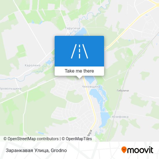 Заранкавая Улица map