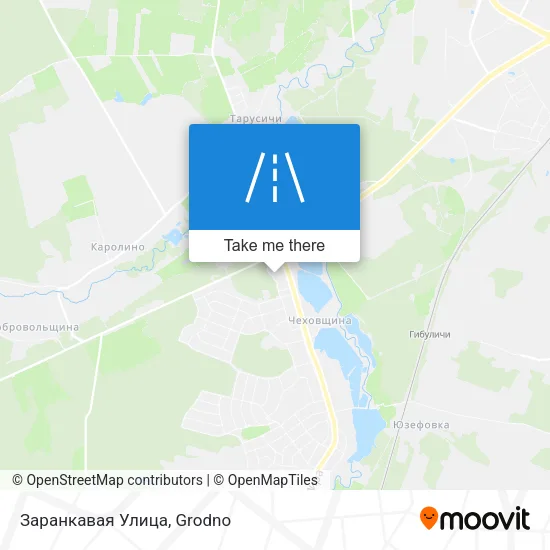 Заранкавая Улица map