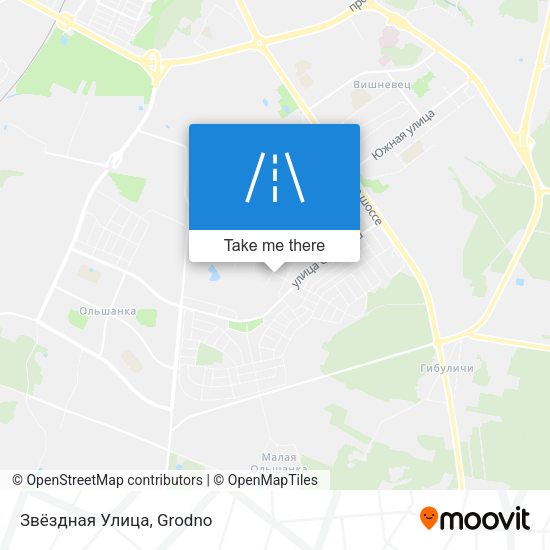 Звёздная Улица map