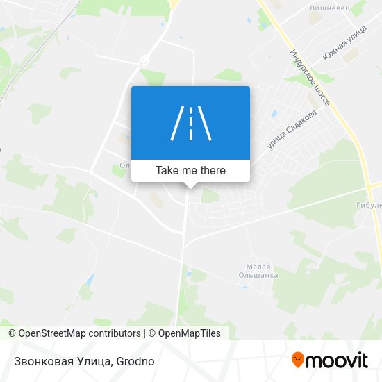 Звонковая Улица map