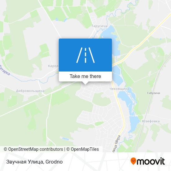 Звучная Улица map