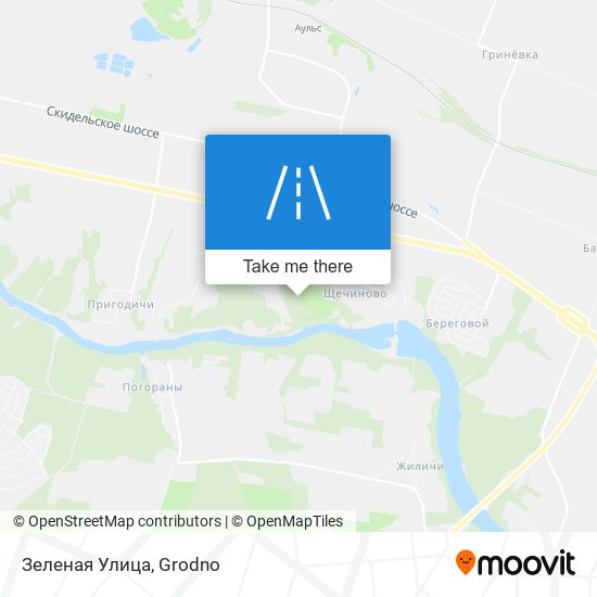 Зеленая Улица map