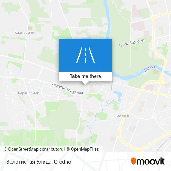 Золотистая Улица map