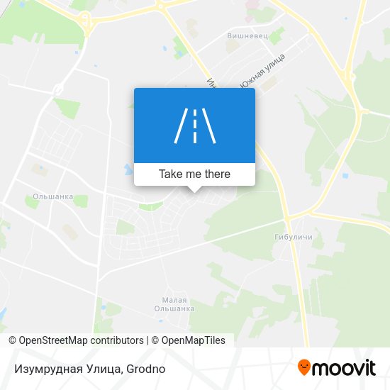 Изумрудная Улица map