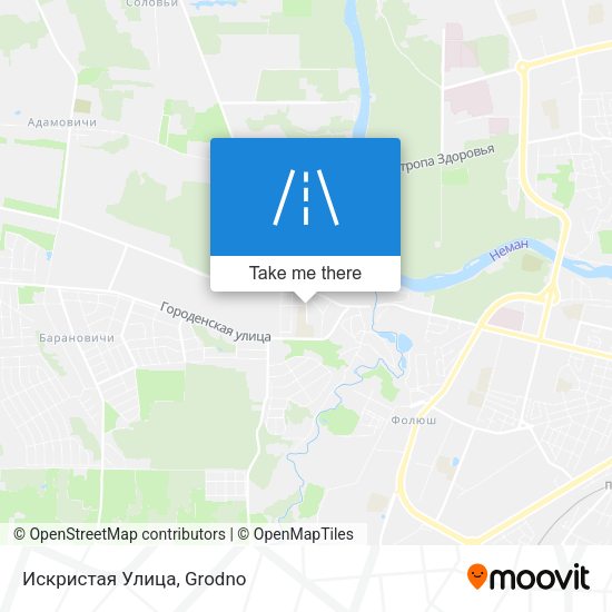 Искристая Улица map