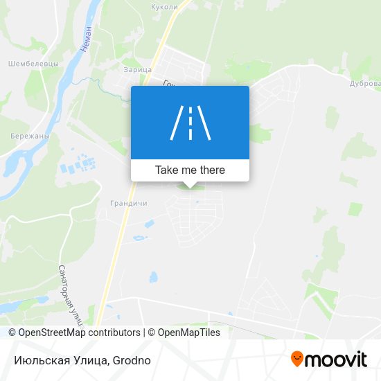 Июльская Улица map