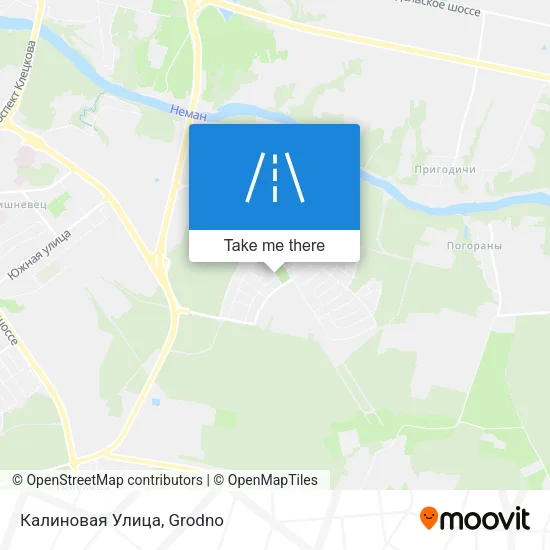 Калиновая Улица map