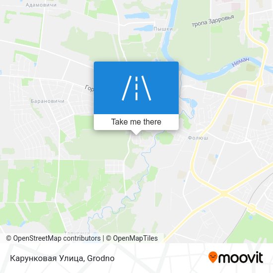 Карунковая Улица map