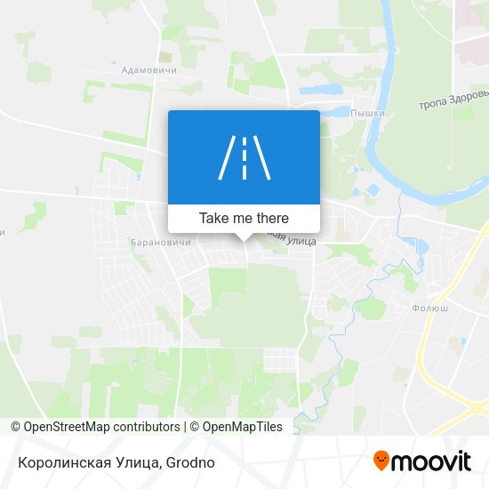 Королинская Улица map