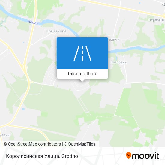 Королихинская Улица map