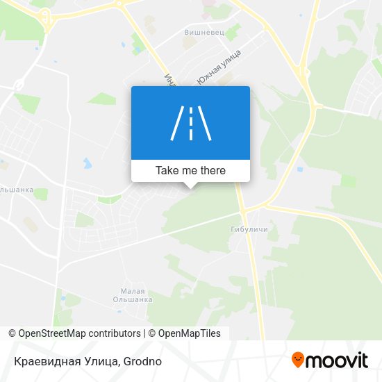 Краевидная Улица map