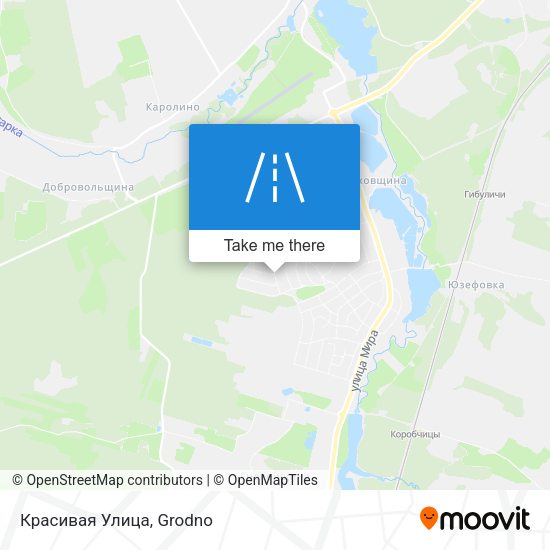 Красивая Улица map